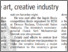 [thumbnail of Ministry working to revive heritage art, creative industry_TheSun(Malaysia)_26Sep2022.png]